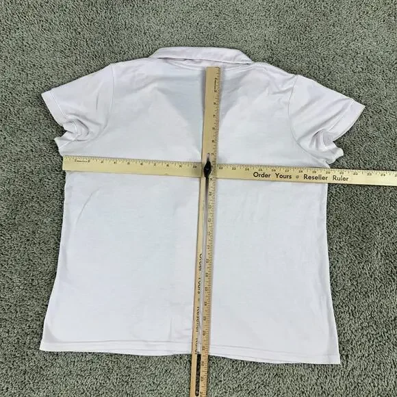 Life Is Good Top Womens S Pink Sleep Shirt Flower Pots Button Front Pajamas READ - Picture 8 of 11